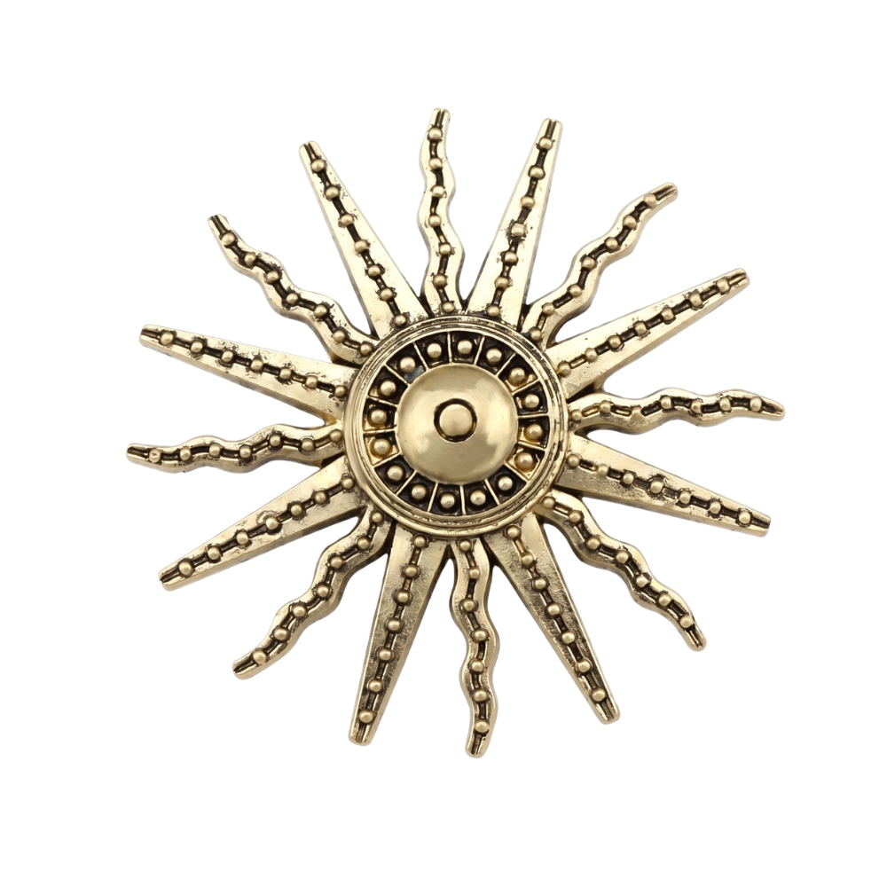 Vintage Sun Brooch