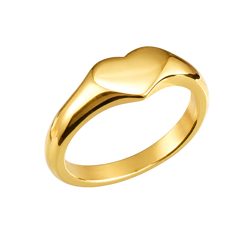 Chevalière Femme Vintage Dorée