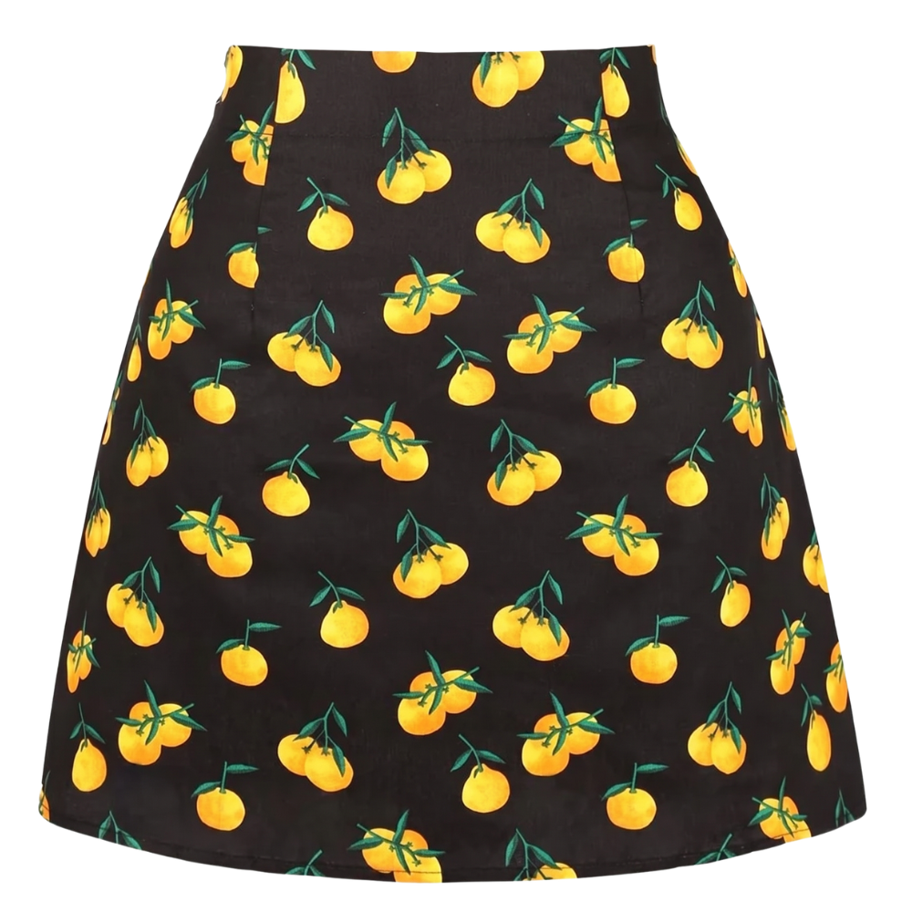 Mini Jupe Vintage Agrumes