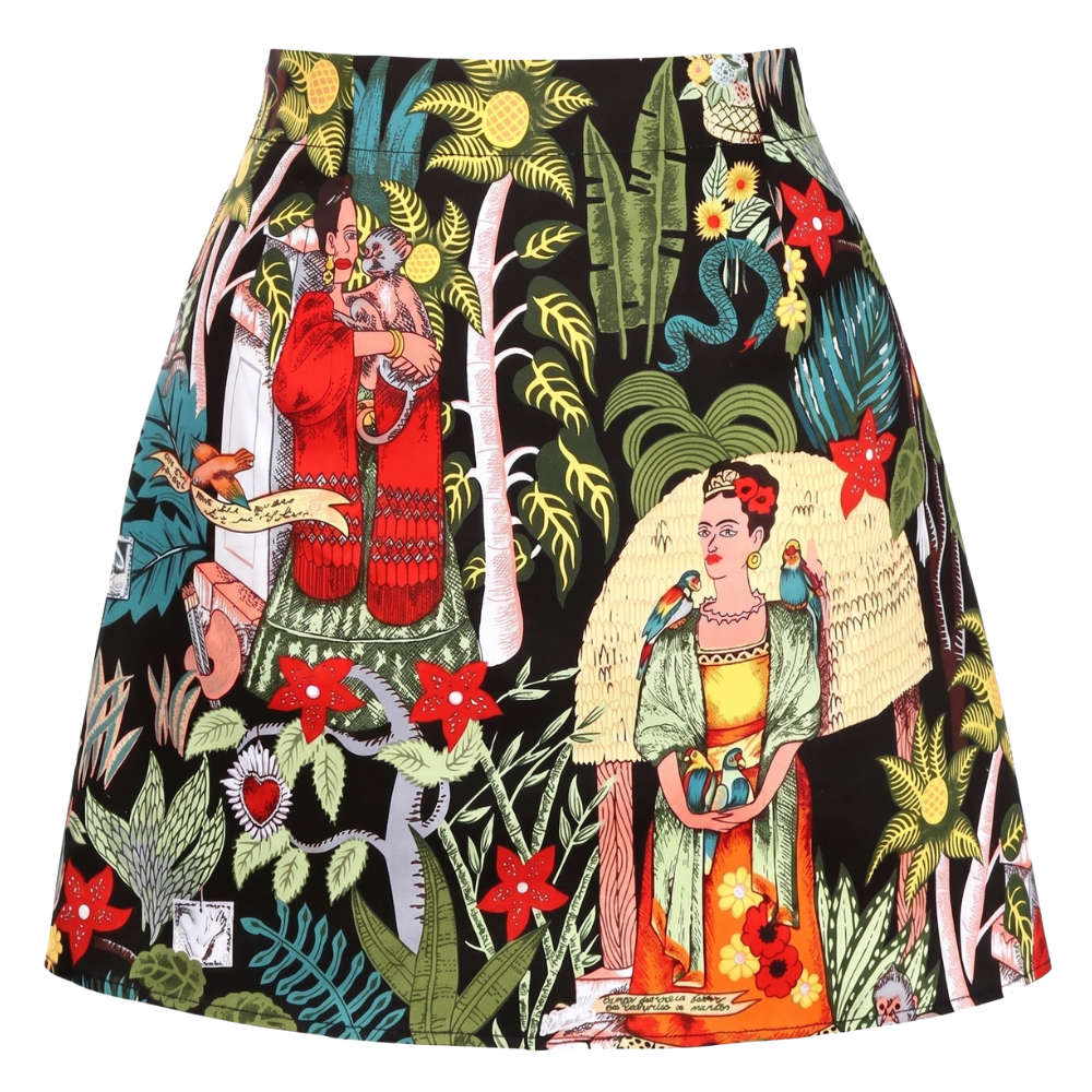 Jupe Années 50 Frida Kahlo