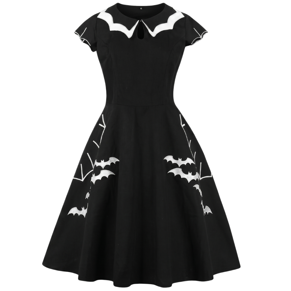 Robe Rockabilly Halloween Chauve-Souris