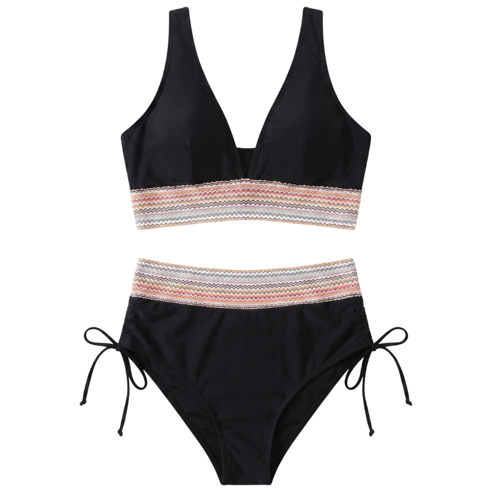 Maillot de Bain 2 Pièces Charme Vintage