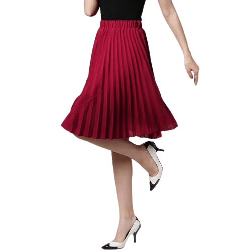 Jupe Volante Plissée Vintage