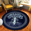 Tapis Rond Nordique Vintage