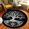 Tapis Rond Nordique Vintage