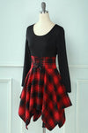 Robe Vintage Patchwork Plaid