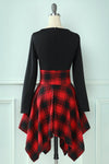 Robe Vintage Patchwork Plaid