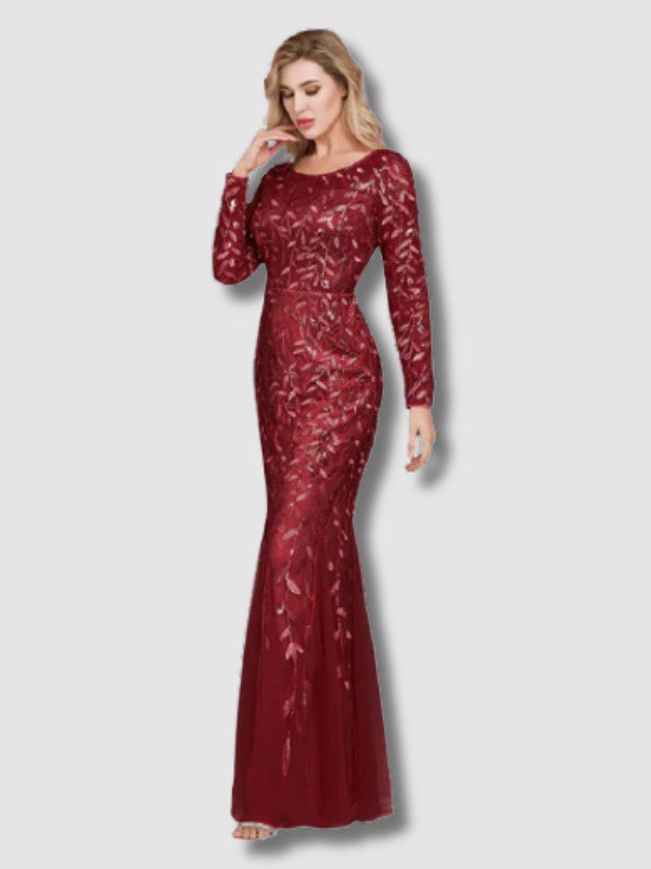 Robe De Soirée Chic - Gatsby Bordeaux