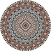 Tapis Rond Vintage Style Mandala