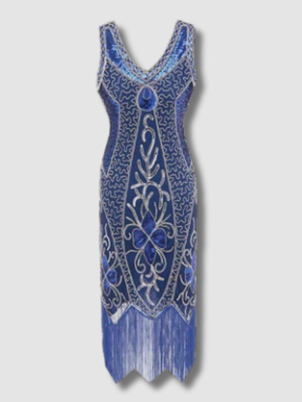 Robe Gatsby - Charleston Bleu