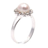 Bague Vintage Perle Ronde