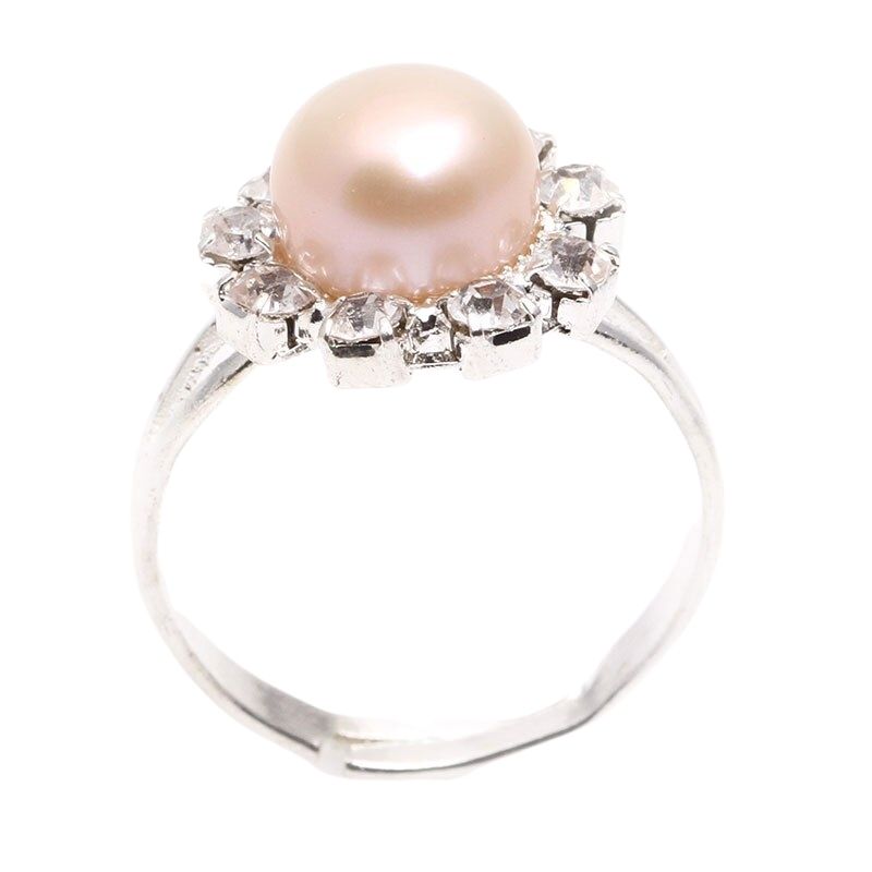 Bague Vintage Perle Ronde