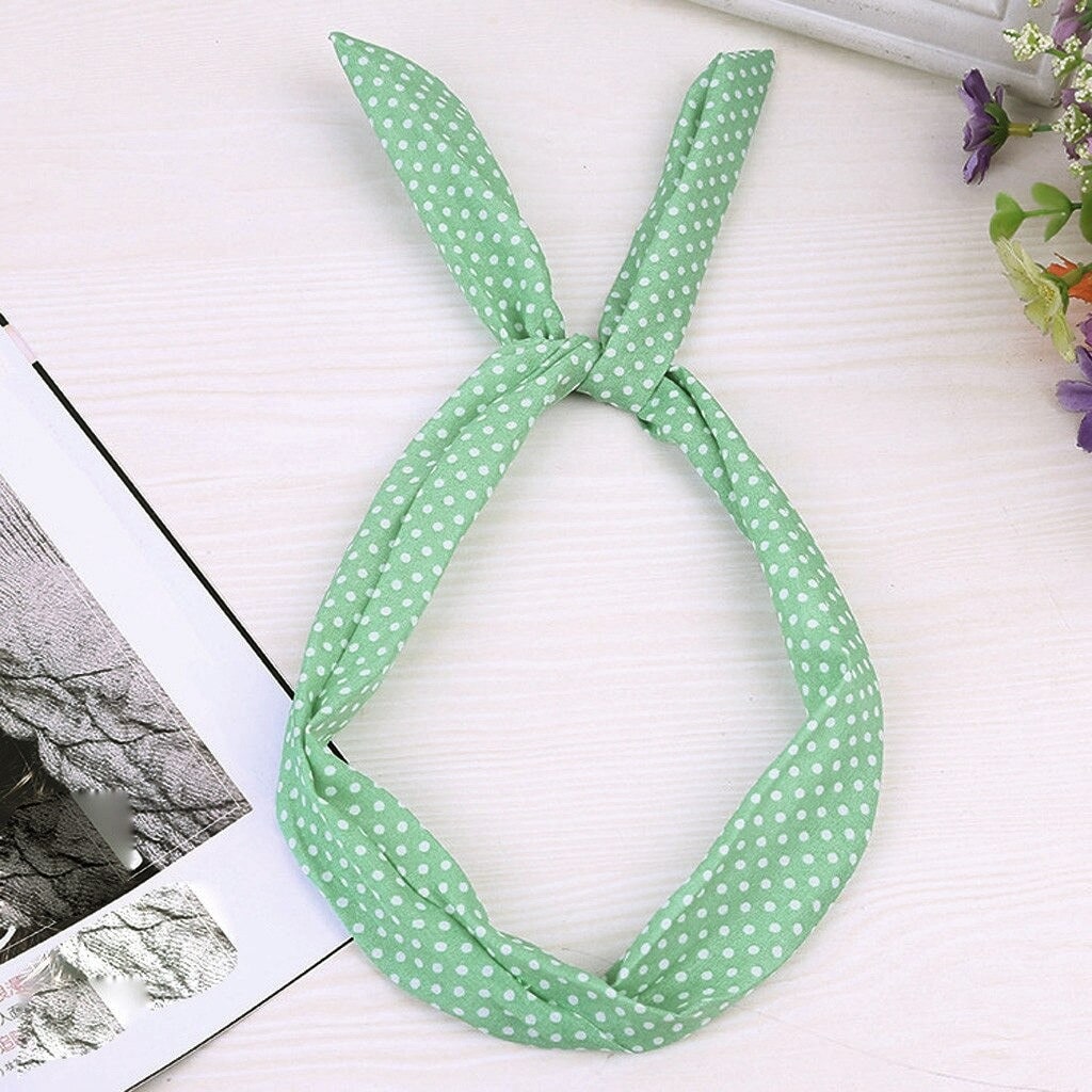 Vintage Headband - Green