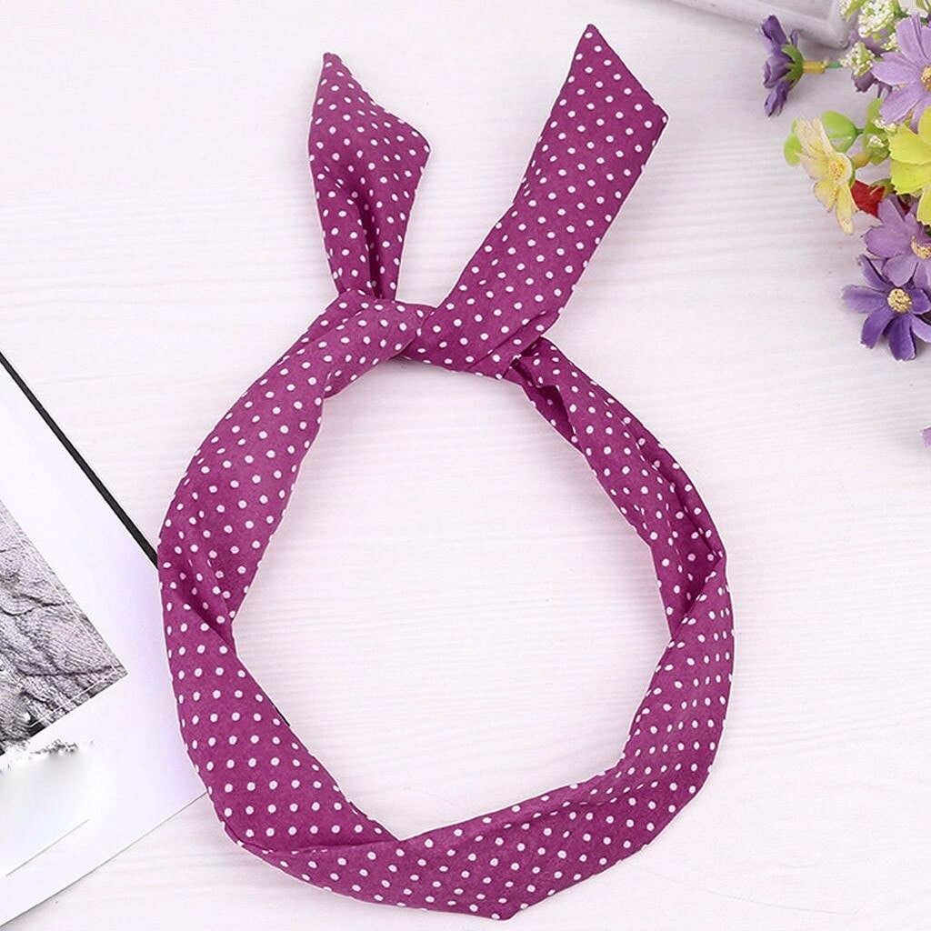 Vintage Headband - Purple