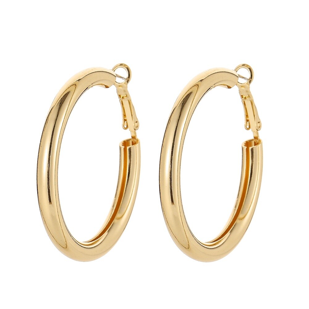 Boucles d'Oreilles Vintage dorées