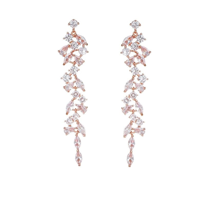 Boucles d’Oreilles Vintage Dorée Mariage