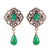 Boucles d’Oreilles Vintage Vert