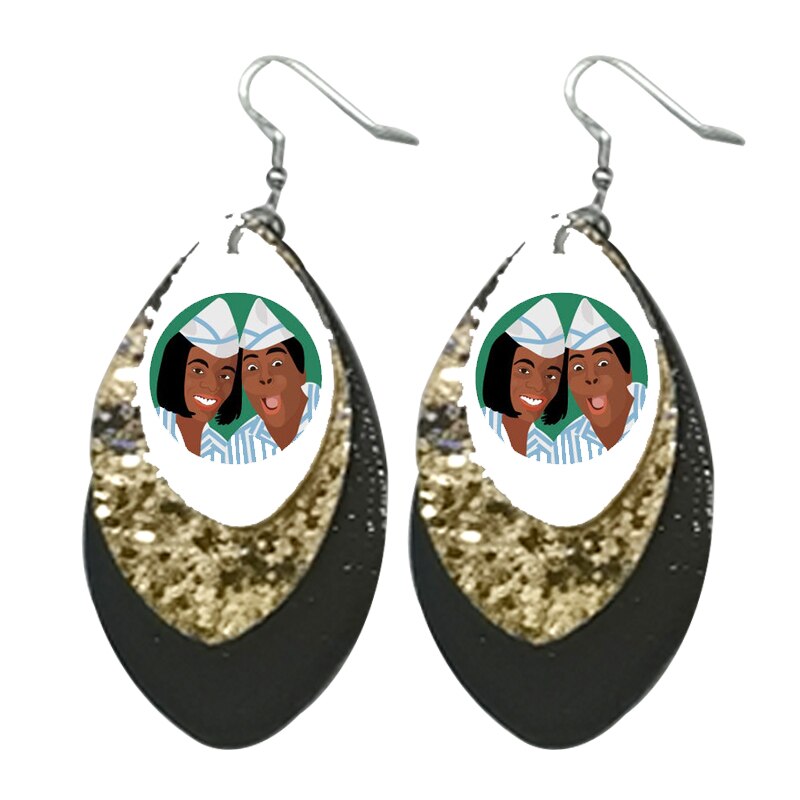 Boucle D’Oreille Année 90 goutte d'eau