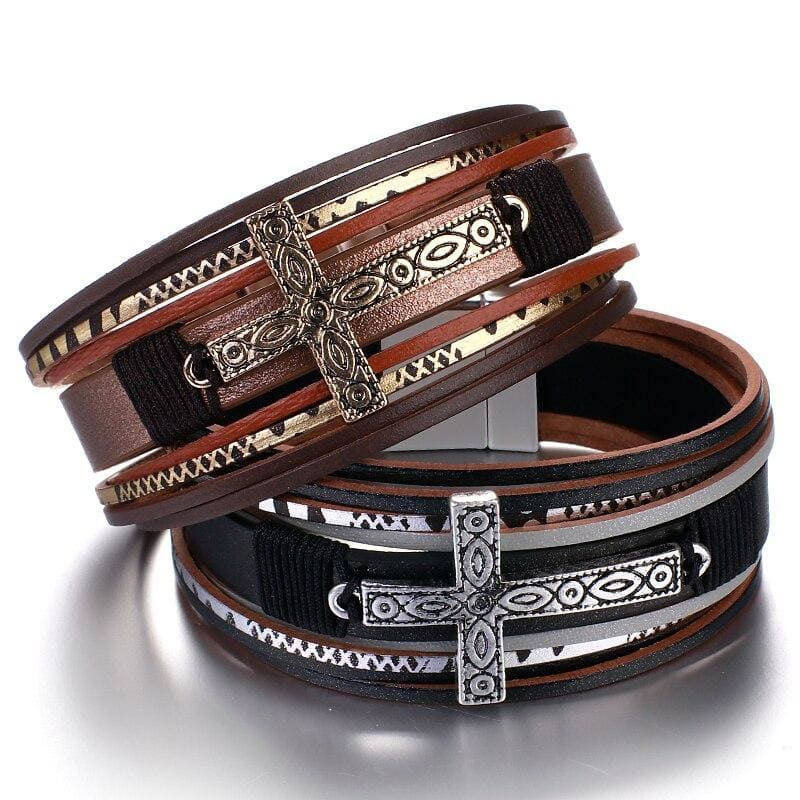 Bracelet Vintage Cuir