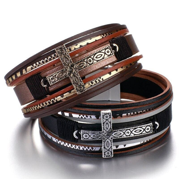 Bracelet bohème réglable en coquillages Cauris naturels