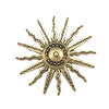 Broche Soleil Vintage