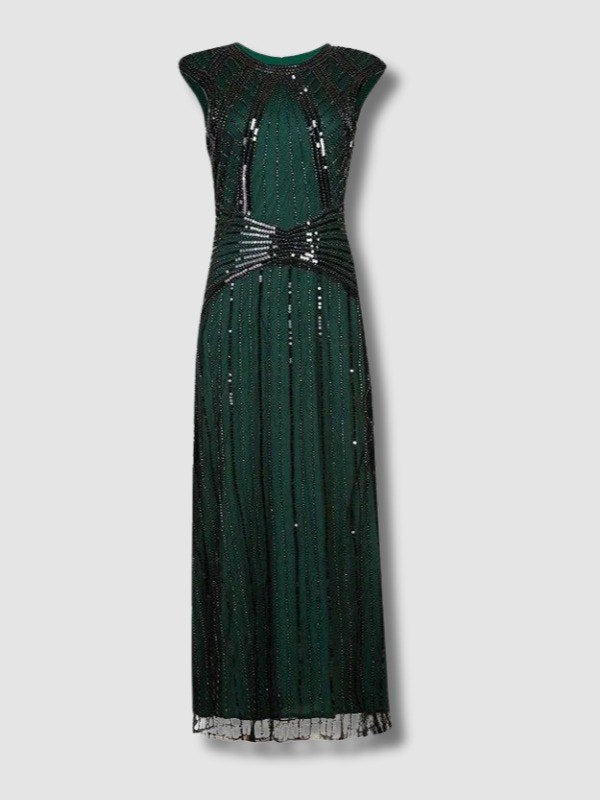 Robe Gatsby Longue Verte