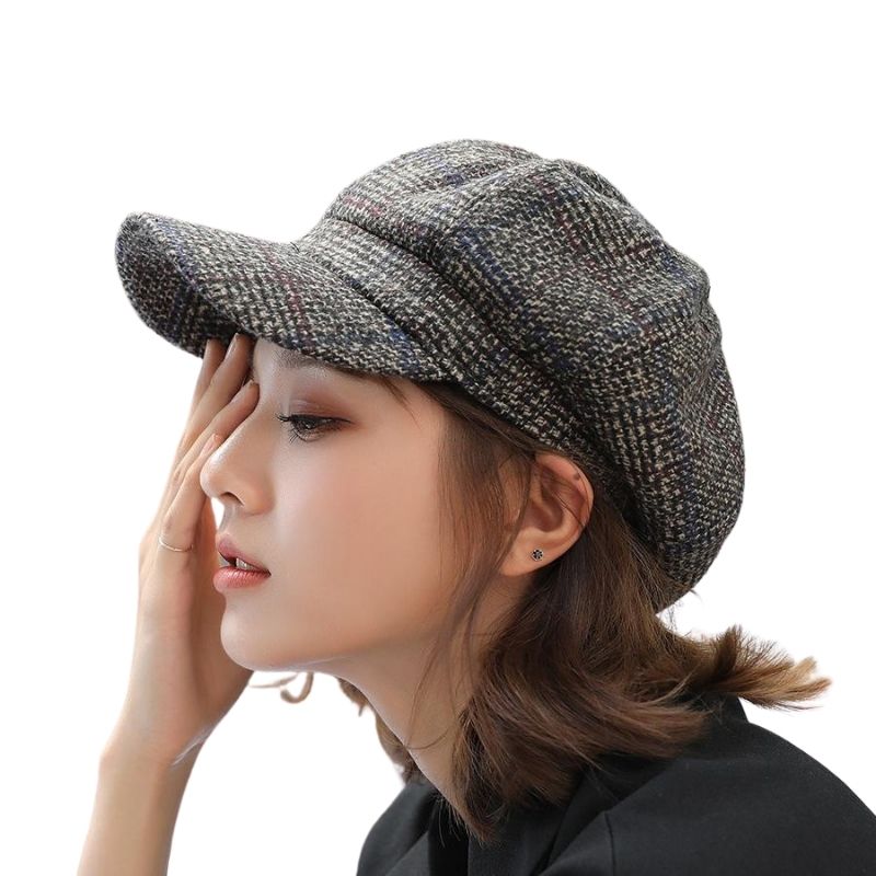 Casquette Gavroche stylée Vintage Femme
