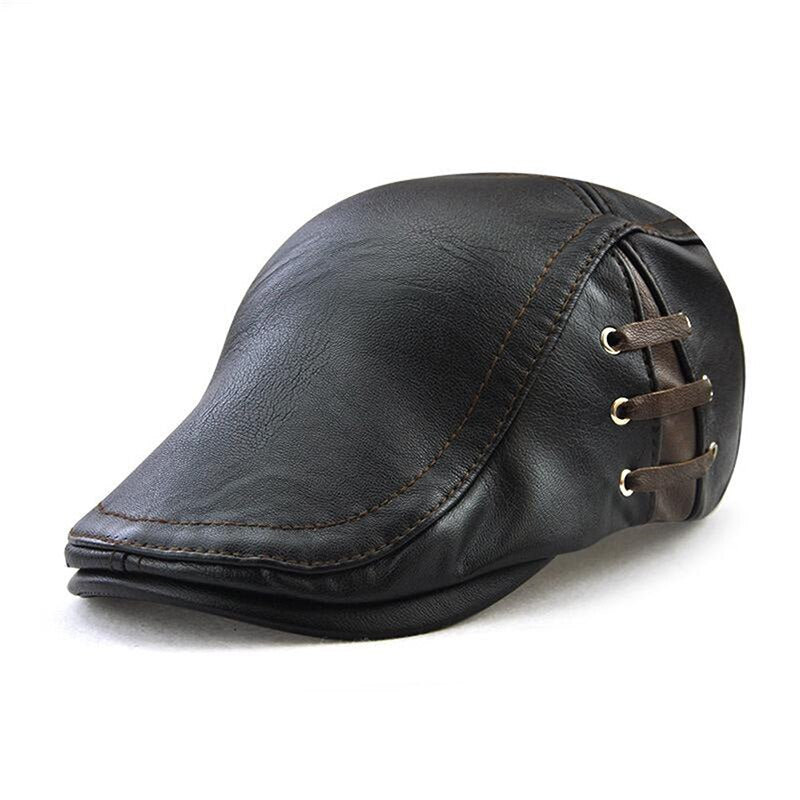 Vintage Leather Cap