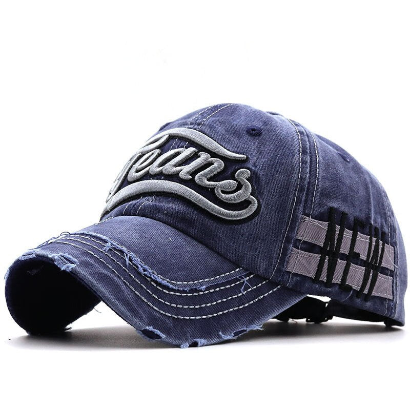 Casquette Vintage Homme Imprimé "Jeans"