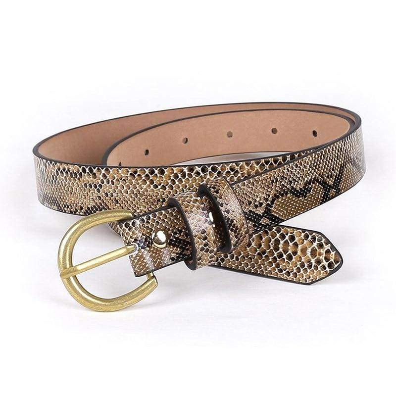 Vintage Python Belt