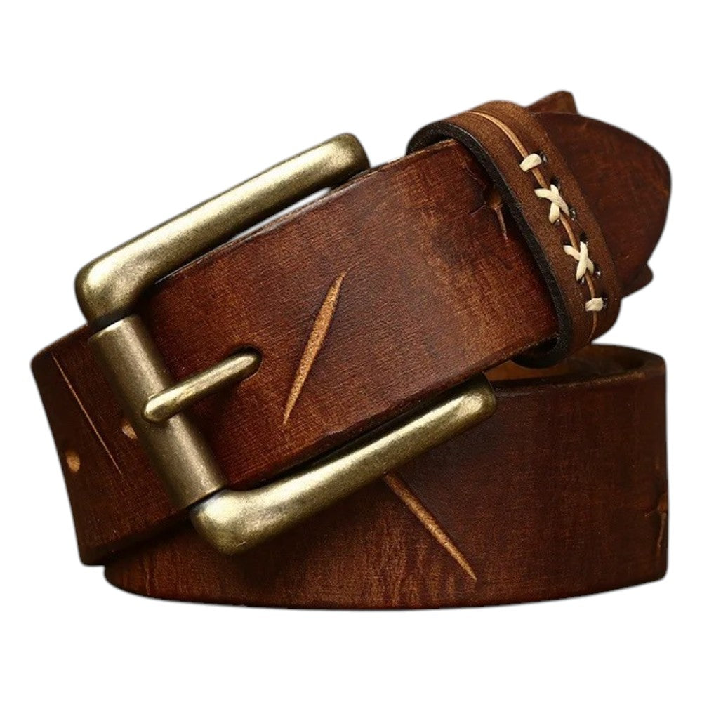 Ceinture Boucle Laiton Vintage