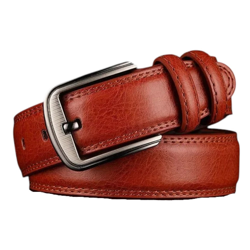 Ceinture Homme Cuir Véritable Vintage