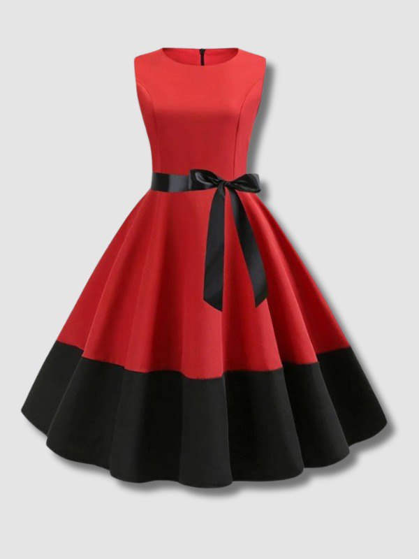 Robe Rockabilly Rouge et Noir