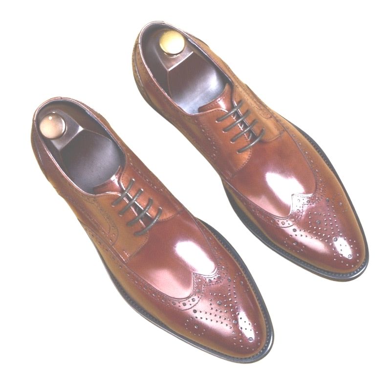 Chaussure Cuir Vintage Homme