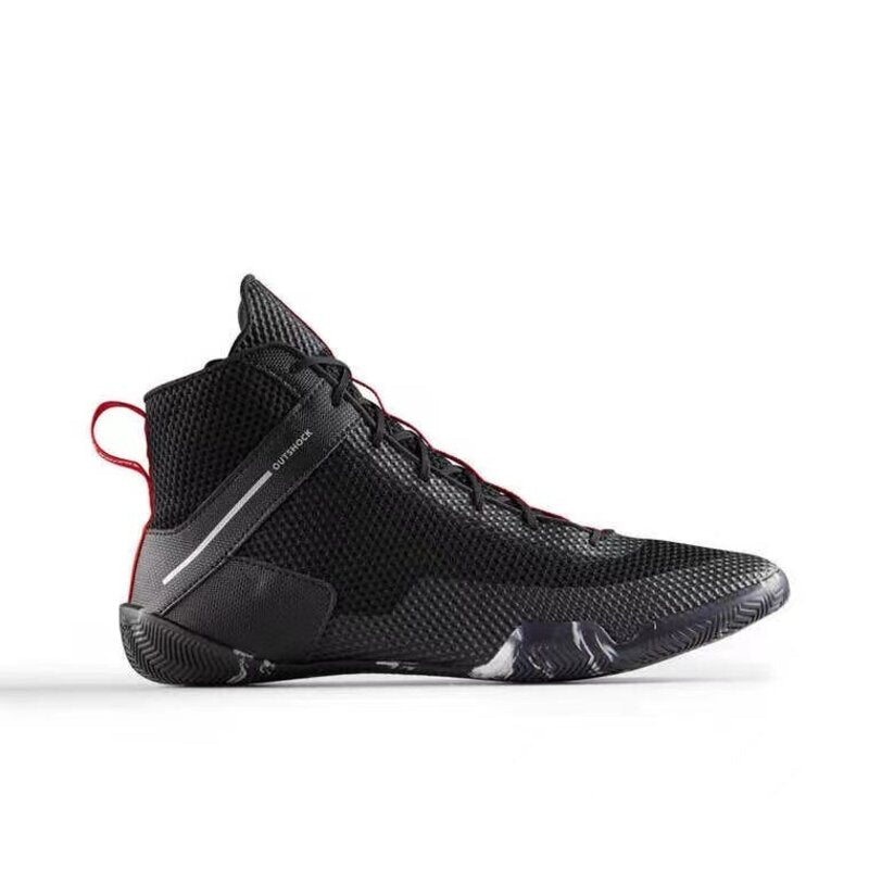 Chaussure de Boxe Noir Vintage