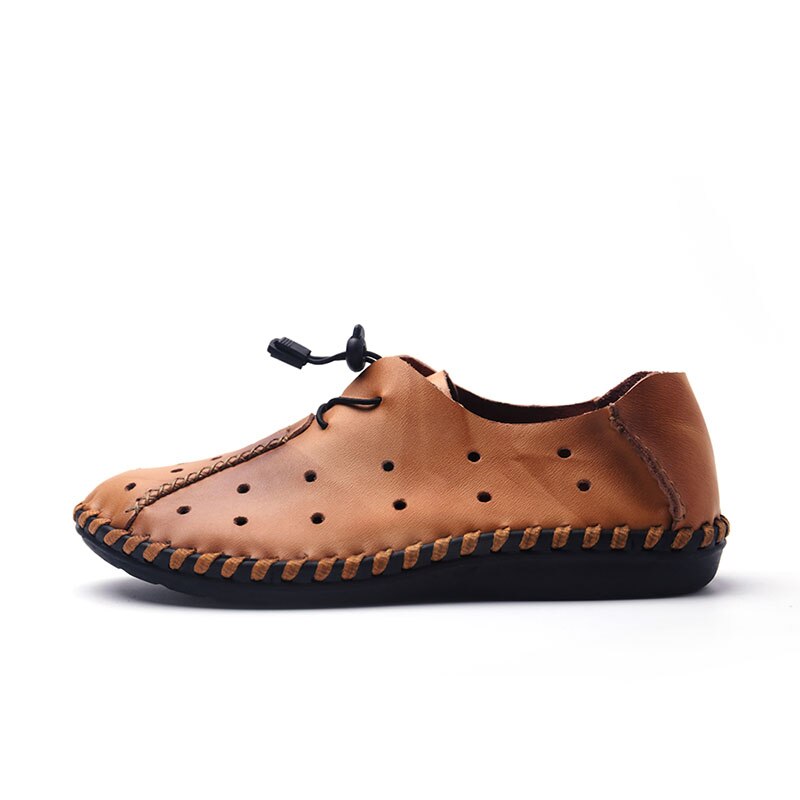 Chaussure Velo Cuir Vintage
