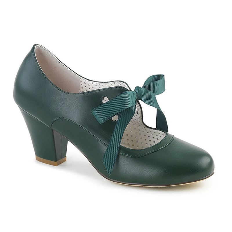 Chaussure Verte Vintage