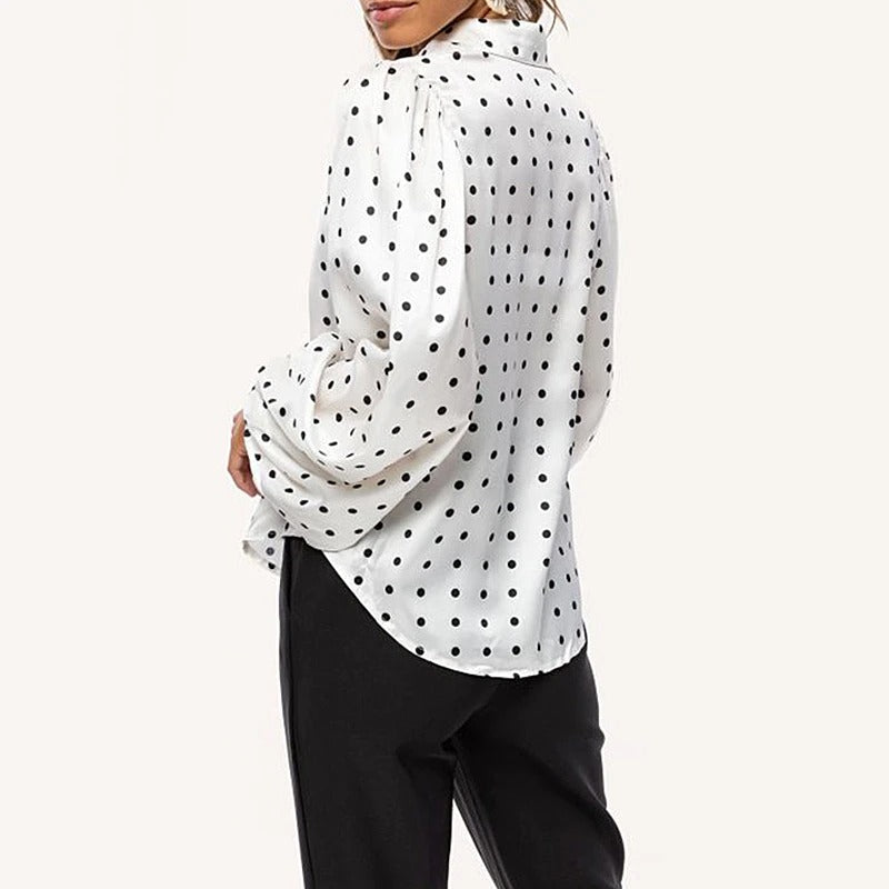 Chemise Vintage à Pois