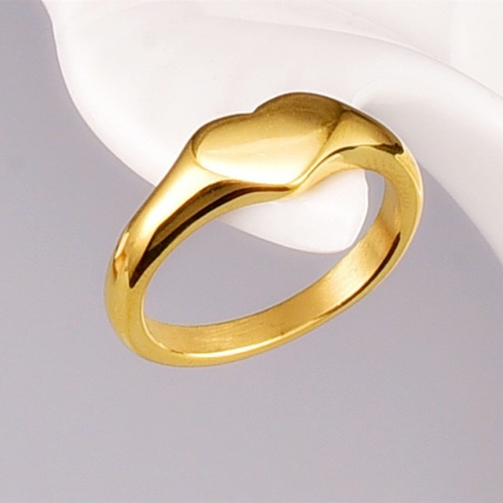 Vintage Gold Women's Signet Ring