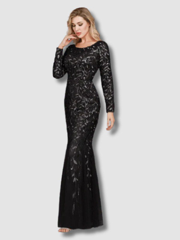 Robe De Soirée Chic - Gatsby Noire