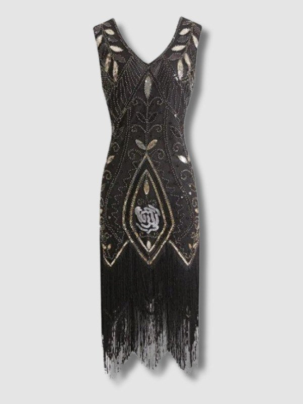 Robe Gatsby Plume Noire