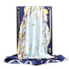 Foulard Bleu Marine Vintage