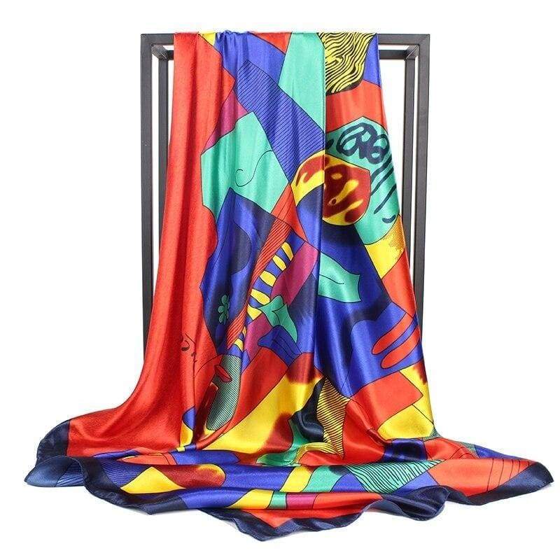 Foulard Vintage Multicolore