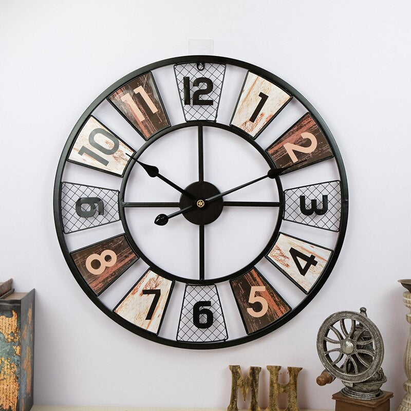 Large Vintage Wall Clock