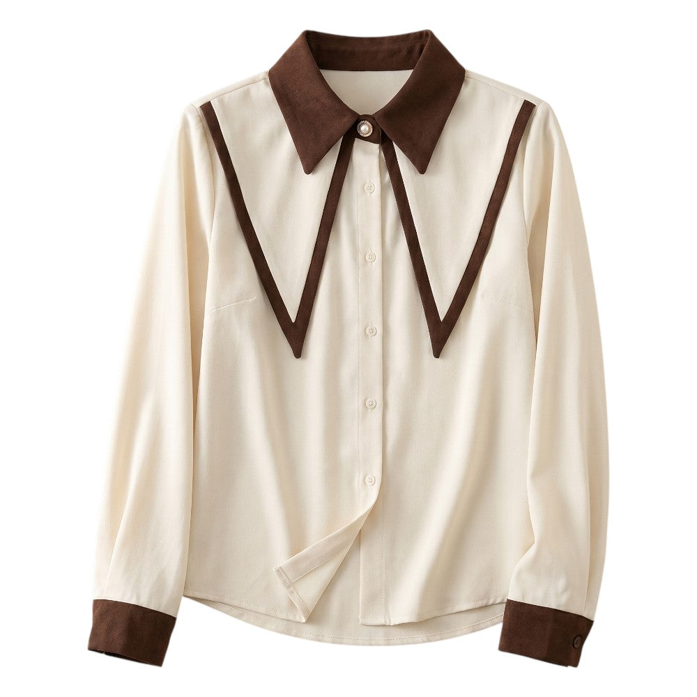 Chemise Femme Bicolore Vintage