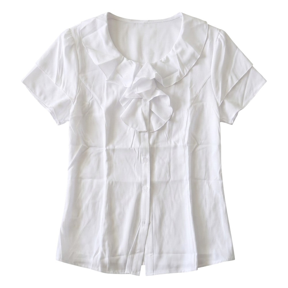 Blouse Femme Mousseline Volants