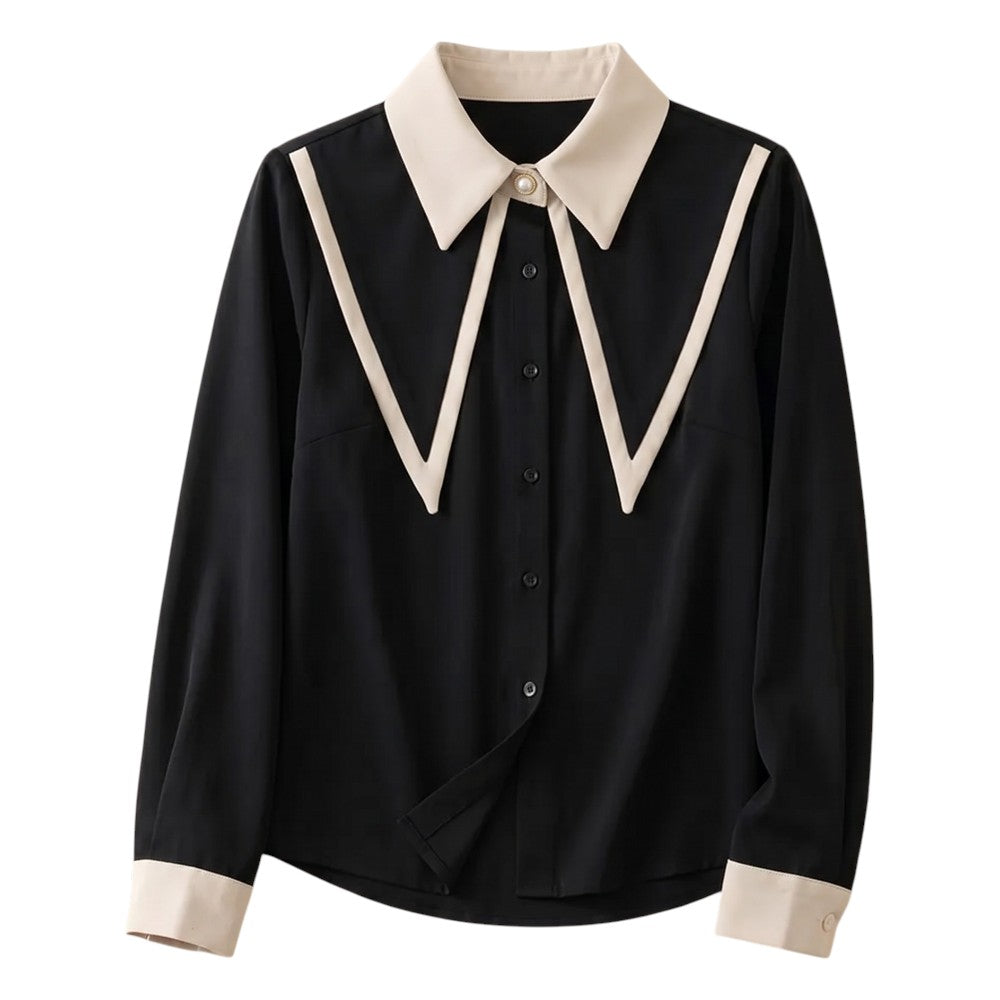 Chemise Femme Bicolore Vintage
