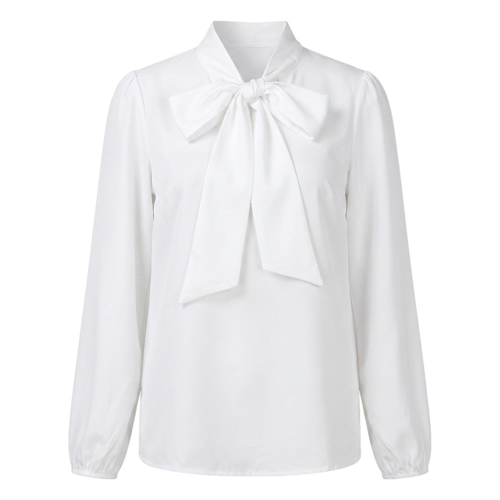 Blouse Col Noué Elégante