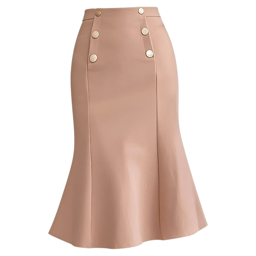 Jupe Sirène Taille Haute Vintage