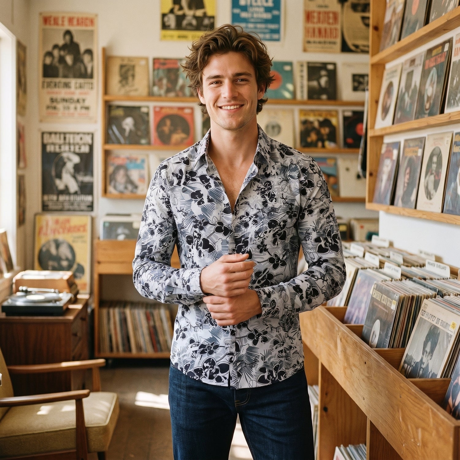 Chemise Vintage Homme Année 70